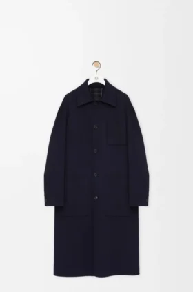 Coat in Wool and Cashmere