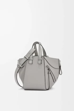 Compact Hammock Bag in Soft Grained Calfskin