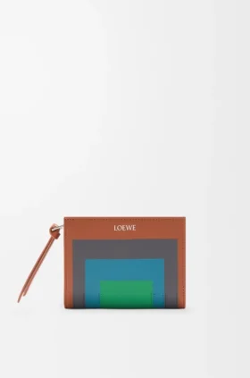 Compact Wallet in Nappa Calfskin