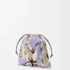 Corn Small Drawstring Pouch in Canvas Corn Small Drawstring Pouch in Canvas