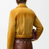 Cropped Jacket in Suede Lambskin Cropped Jacket in Suede Lambskin