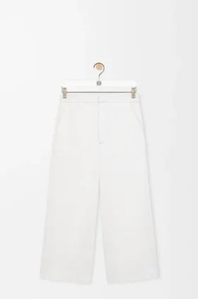 Cropped Trousers in Denim Cropped Trousers in Denim