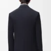 Double-Breasted Jacket in Wool Blend