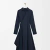 Draped Dress in Cotton Draped Dress in Cotton