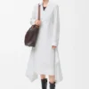 Draped Dress in Cotton Draped Dress in Cotton