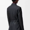 Draped Jacket in Wool Draped Jacket in Wool
