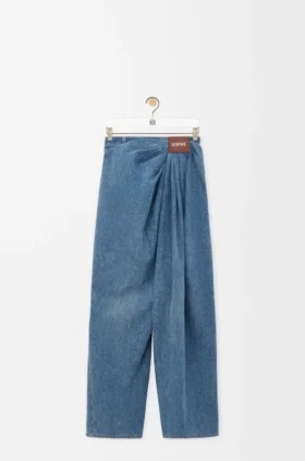 Draped Jeans in Denim Draped Jeans in Denim