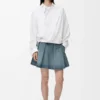 Draped Shirt in Cotton Draped Shirt in Cotton