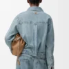 Draped Shirt in Denim Draped Shirt in Denim