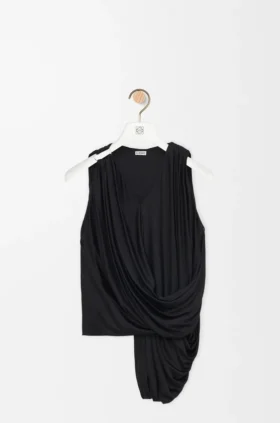 Draped Top in Viscose