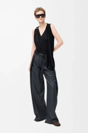 Draped Top in Viscose