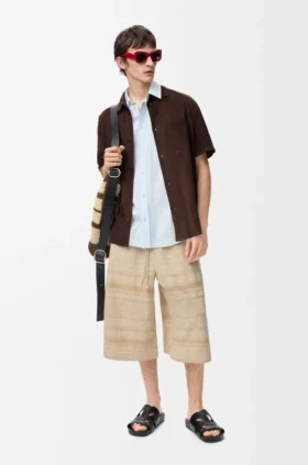 Drawstring Shorts in Denim