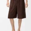 Drawstring Shorts in Suede Goatskin Drawstring Shorts in Suede Goatskin