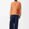 Drawstring Trousers in Cotton Blend Drawstring Trousers in Cotton Blend