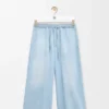 Drawstring Trousers in Denim Drawstring Trousers in Denim