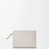 Duet Compact Wallet in Smooth and Grained Calfskin Duet Compact Wallet in Smooth and Grained Calfskin