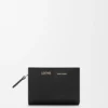 Duet Compact Wallet in Smooth and Grained Calfskin Duet Compact Wallet in Smooth and Grained Calfskin