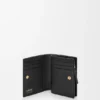 Duet Compact Wallet in Smooth and Grained Calfskin Duet Compact Wallet in Smooth and Grained Calfskin