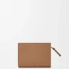 Duet Compact Wallet in Smooth and Grained Calfskin Duet Compact Wallet in Smooth and Grained Calfskin