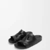 Ease Monogram Slide in Vegetable-Tanned Calfskin Ease Monogram Slide in Vegetable-Tanned Calfskin