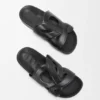 Ease Monogram Slide in Vegetable-Tanned Calfskin Ease Monogram Slide in Vegetable-Tanned Calfskin