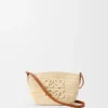 Eclipse Pochette in Raffia and Calfskin Eclipse Pochette in Raffia and Calfskin