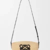Eclipse Pochette in Raffia and Calfskin Eclipse Pochette in Raffia and Calfskin