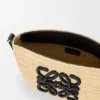 Eclipse Pochette in Raffia and Calfskin Eclipse Pochette in Raffia and Calfskin