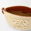 Eclipse Pochette in Raffia and Calfskin Eclipse Pochette in Raffia and Calfskin