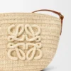 Eclipse Pochette in Raffia and Calfskin Eclipse Pochette in Raffia and Calfskin