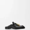 Edge Loafer Mule in Brushed Calfskin