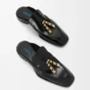 Edge Loafer Mule in Brushed Calfskin
