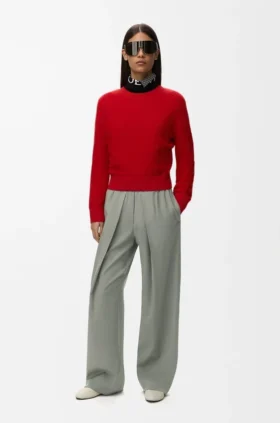 Elasticated Trousers in Wool Elasticated Trousers in Wool
