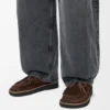 Faro Lace-Up in Suede Calfskin Faro Lace-Up in Suede Calfskin