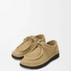 Faro Lace-Up in Suede Calfskin Faro Lace-Up in Suede Calfskin