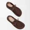 Faro Lace-Up in Suede Calfskin Faro Lace-Up in Suede Calfskin