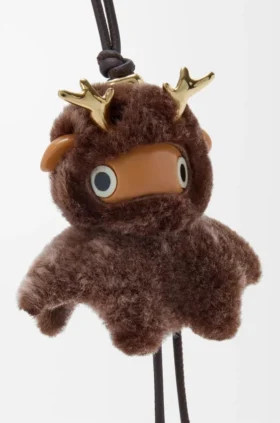Fawnie Charm in Shearling
