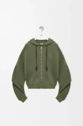 Flamenco Hoodie in Cotton and Cashmere Flamenco Hoodie in Cotton and Cashmere