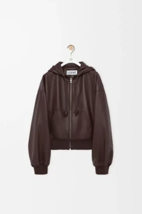 Flamenco Hoodie in Nappa Lambskin Flamenco Hoodie in Nappa Lambskin