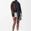 Flamenco Hoodie in Nappa Lambskin