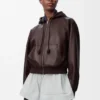 Flamenco Hoodie in Nappa Lambskin