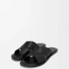 Flex Criss-Cross Slide in Vegetable-Tanned Calfskin Flex Criss-Cross Slide in Vegetable-Tanned Calfskin