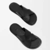 Flex Criss-Cross Slide in Vegetable-Tanned Calfskin Flex Criss-Cross Slide in Vegetable-Tanned Calfskin