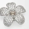 Flower Hat Pendant in Sterling Silver and Crystals Flower Hat Pendant in Sterling Silver and Crystals
