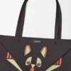 Futurist Cat Medium Puzzle Fold Tote in Nappa Calfskin