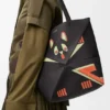 Futurist Cat Medium Puzzle Fold Tote in Nappa Calfskin
