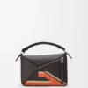 Futurist Cat Small Puzzle Bag in Classic Calfskin