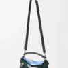 Futurist Cat Small Puzzle Bag in Embroidered Knit and Classic Calfskin Futurist Cat Small Puzzle Bag in Embroidered Knit and Classic Calfskin