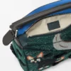 Futurist Cat Small Puzzle Bag in Embroidered Knit and Classic Calfskin Futurist Cat Small Puzzle Bag in Embroidered Knit and Classic Calfskin