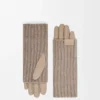 Gloves in Cashmere and Nappa Lambskin